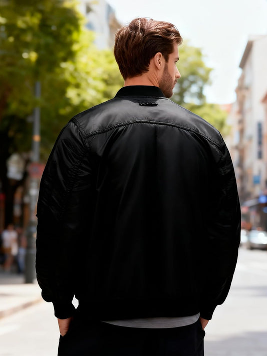 Men's Bomber Jacket Lightweight Water Resistant