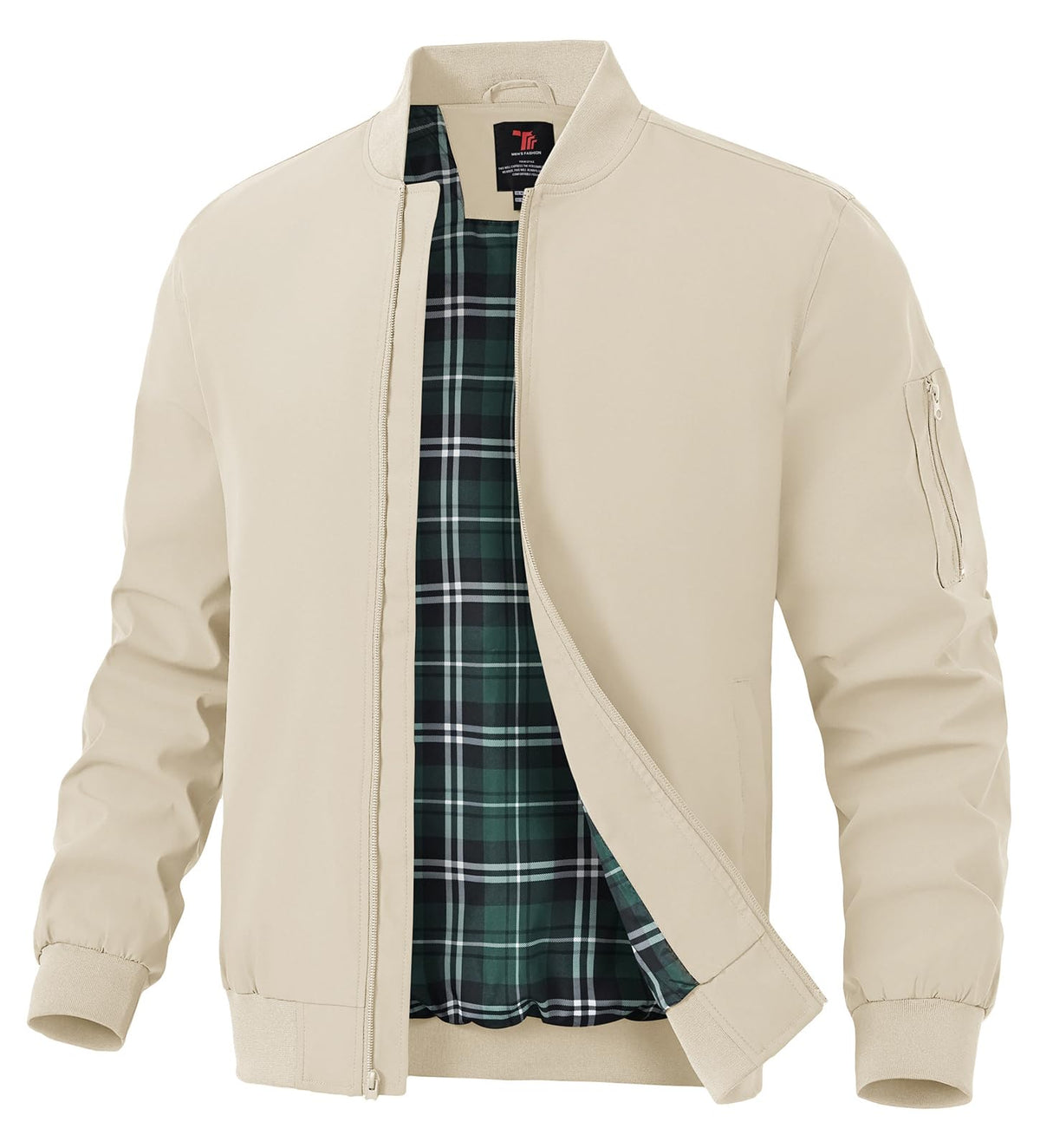 TBMPOY Men's Lightweight Jackets Casual Windbreaker Stylish Light Fall Spring Golf Work Dress Business