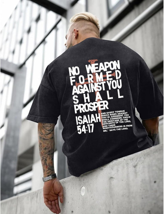 Christian Jesus Shirts for Men Faith Religious Graphic Tees Vintage Oversized Acid Wash Tshirts God Shirt Streetwear