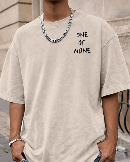 KUYIGO Mens Vintage Washed Graphic T Shirt Oversized Unisex Cotton Tee