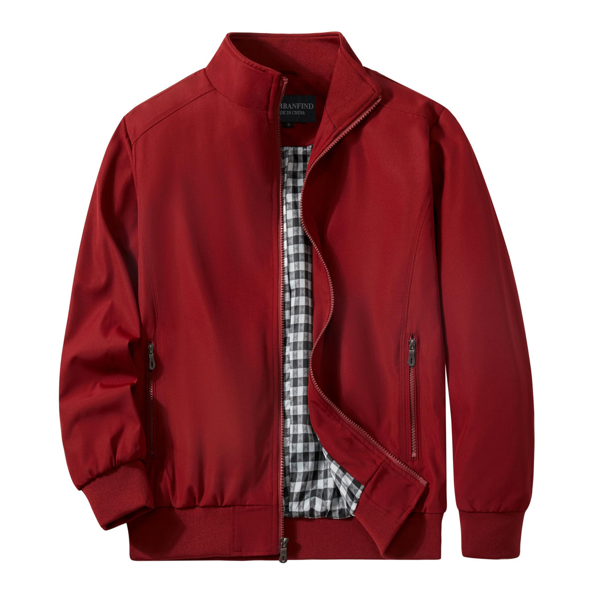 URBANFIND Men's Sports Shell Jacket Lightweight Windbreaker Outdoor Recreation Coat