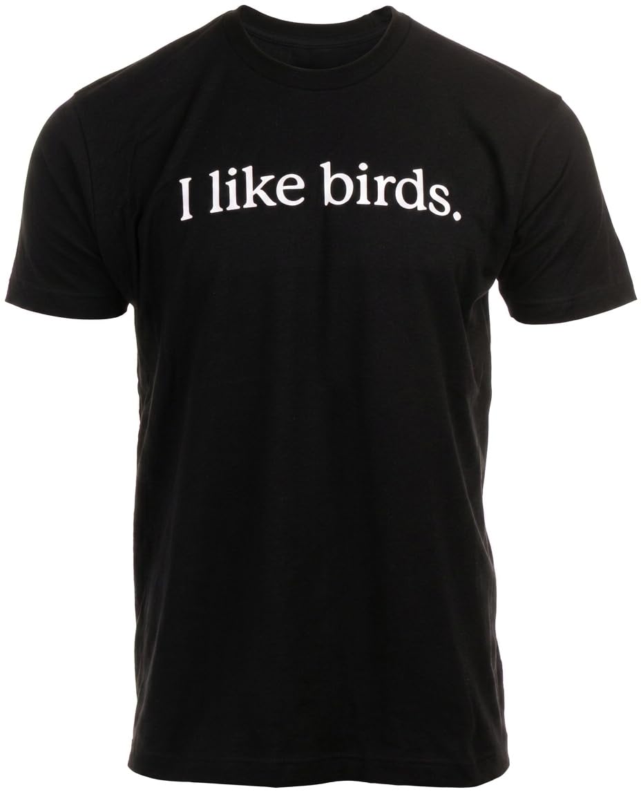 Ann Arbor T-shirt Co. Funny Bird Watching Birder Nerd Watcher Tee Shirts