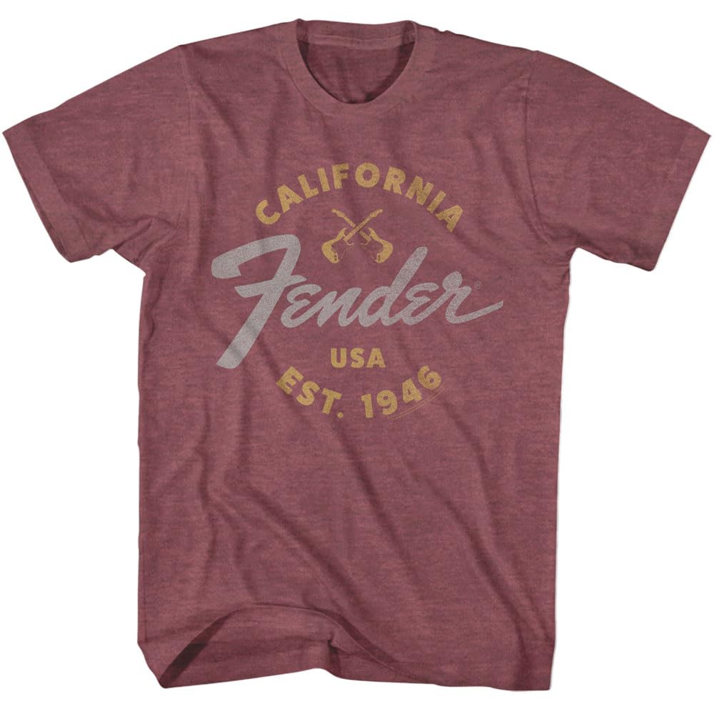 American Classics Fender California USA Est 1946 Guitar T Shirt
