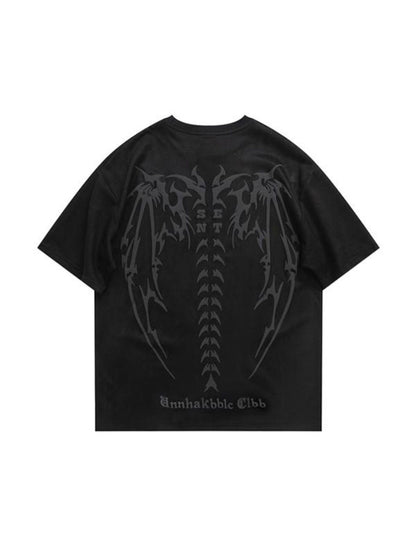 EMMIOL Mens Y2k Baggy Shirts Graphic Tees Oversized Crew Neck Short Sleeve Streetwear Tshirts Summer Tops 2026