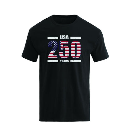 H HYFOL Men's Graphic T-Shirts USA Flag Cotton Short Sleeve American Patriotic Crewneck Casual Regular Tee Shirts