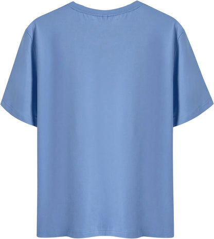 BEAUDRM Men's Plus Size Cross Graphic Tee Short Sleeve Regular Fit T Shirt