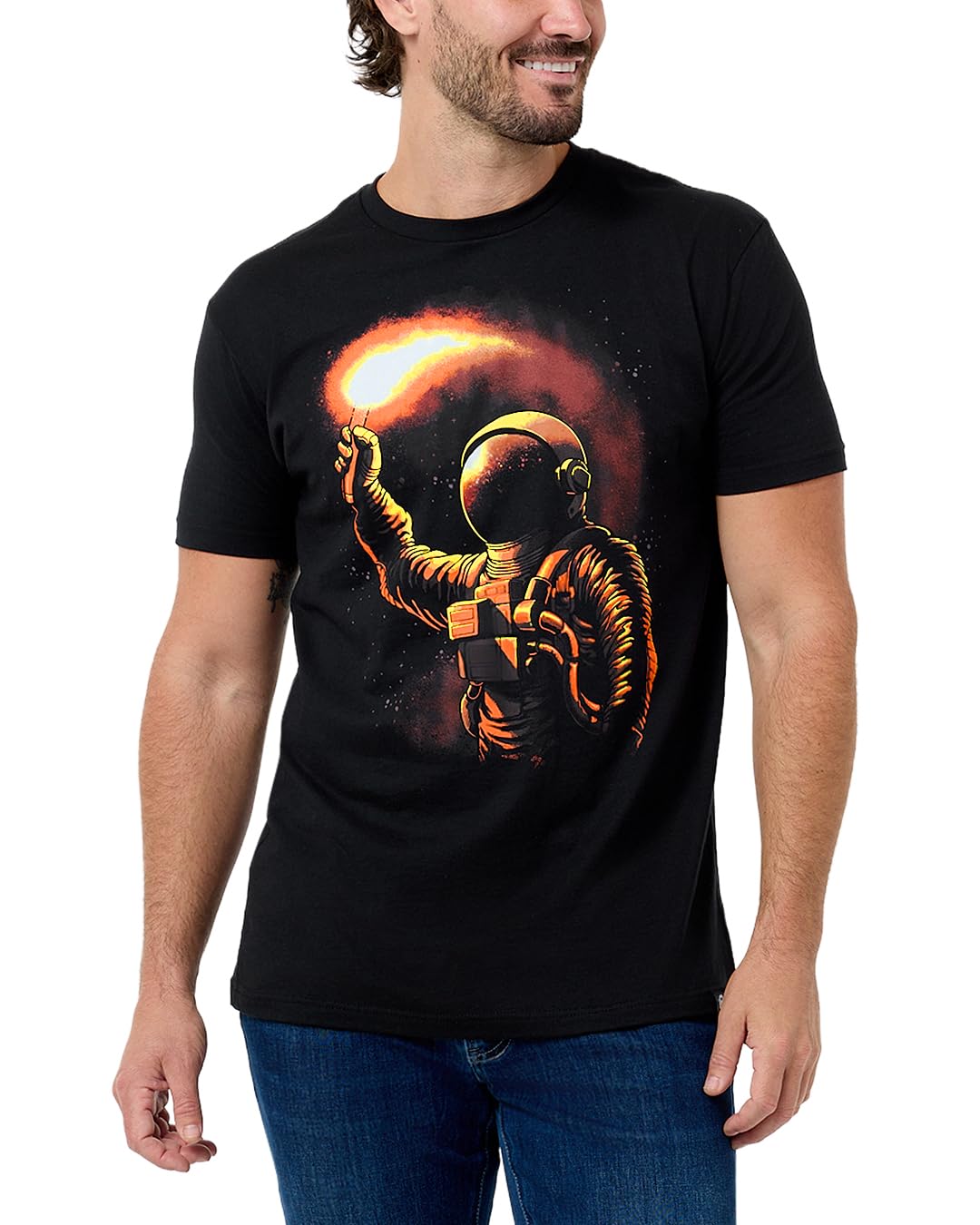 Graphic Tees for Men Cool Art Short Sleeve T-Shirts Soft Slim Fit S-4XL