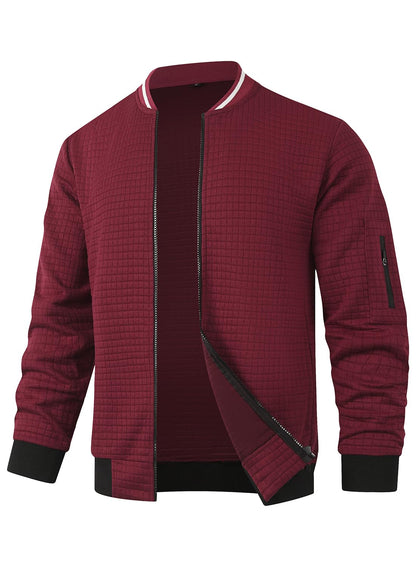 HOOD CREW Men’s Lightweight Jacket Varsity Bomber Coats