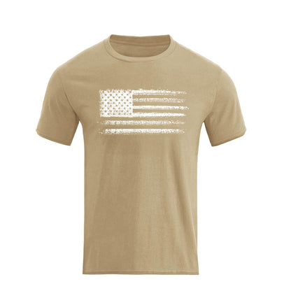 H HYFOL Men's Graphic T-Shirts USA Flag Cotton Short Sleeve American Patriotic Crewneck Casual Regular Tee Shirts