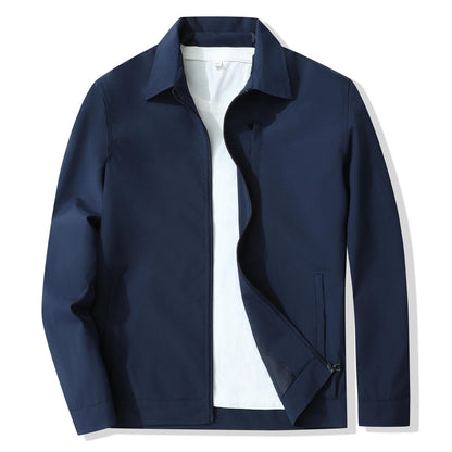 Men's Lightweight Jackets Full Zip Up Windbreaker Stylish Golf Coat Business Work Casual Dress