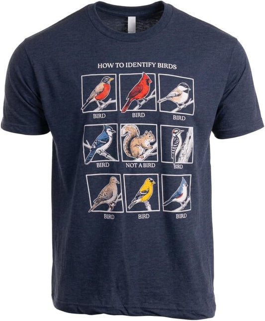 Ann Arbor T-shirt Co. Funny Bird Watching Birder Nerd Watcher Tee Shirts
