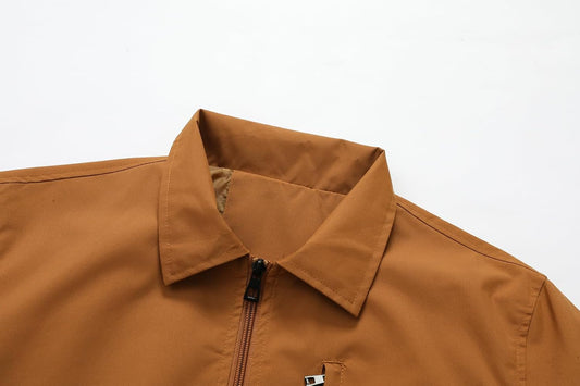 Men's Lightweight Jackets Full Zip Up Windbreaker Stylish Golf Coat Business Work Casual Dress