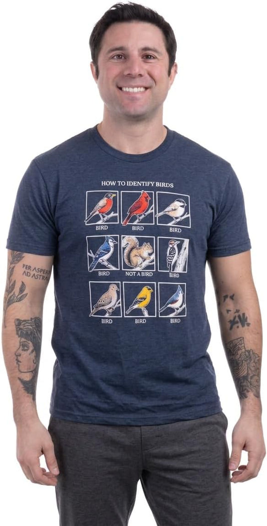 Ann Arbor T-shirt Co. Funny Bird Watching Birder Nerd Watcher Tee Shirts