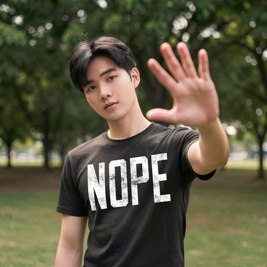 Nope Funny Not Today Sarcasm Joke Gag Sarcastic Mens T Shirts