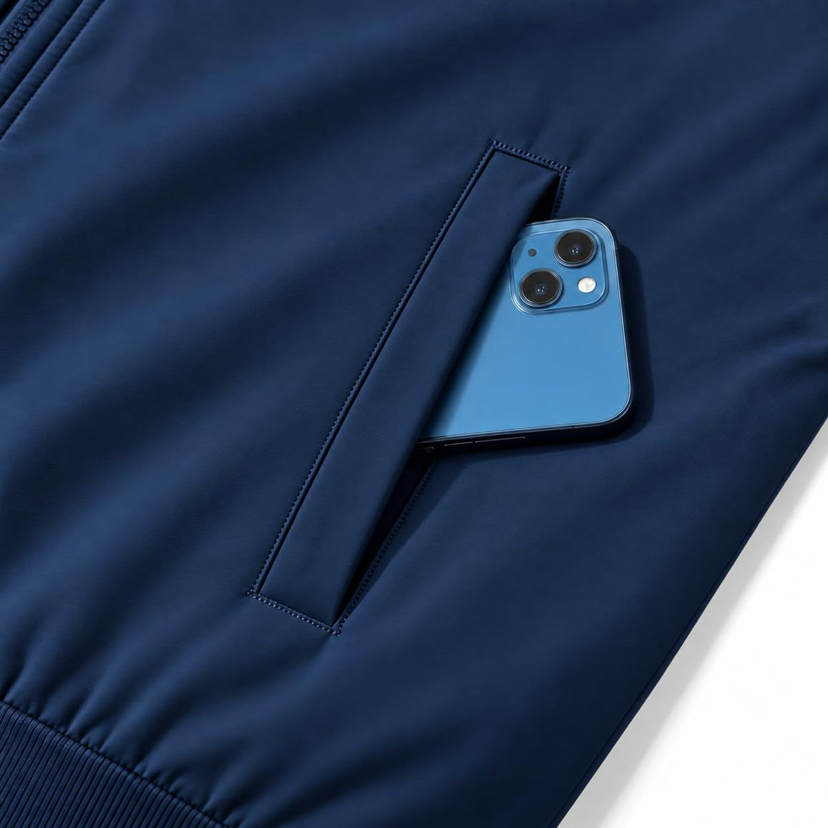 Windbreaker Jacket for Man Lightweight Casual Zip Up Fall Spring Outerwear