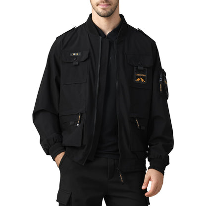 Men's Bomber Jacket, Lightweight Casual Spring Fall Windbreaker, Travel Hiking Golf Jackets