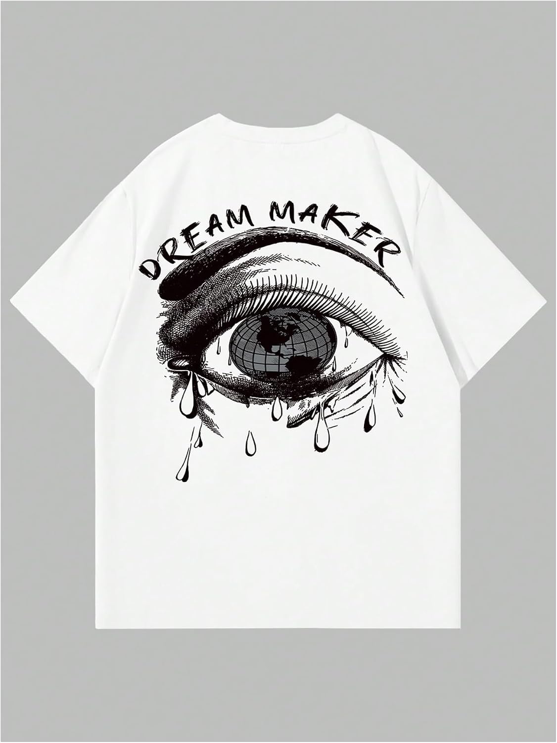 VIPWOLF Men's 4 Piece Y2K Graphic Tees Shorts Sleeve Cool T-Shirts Top