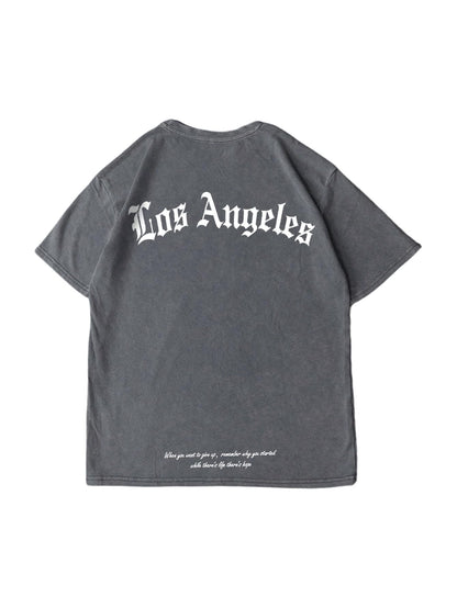 SOLY HUX Men's Graphic Tees Vintage Shirts Oversized Acid Wash T Shirt