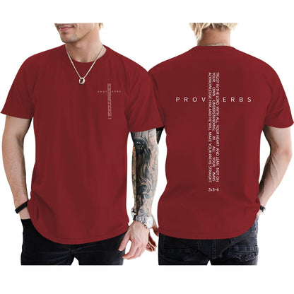 Christian Shirts for Men Vintage Religious Cross Bible Verse T-Shirt Jesus Faith Tshirt Inspirational Graphic Tees