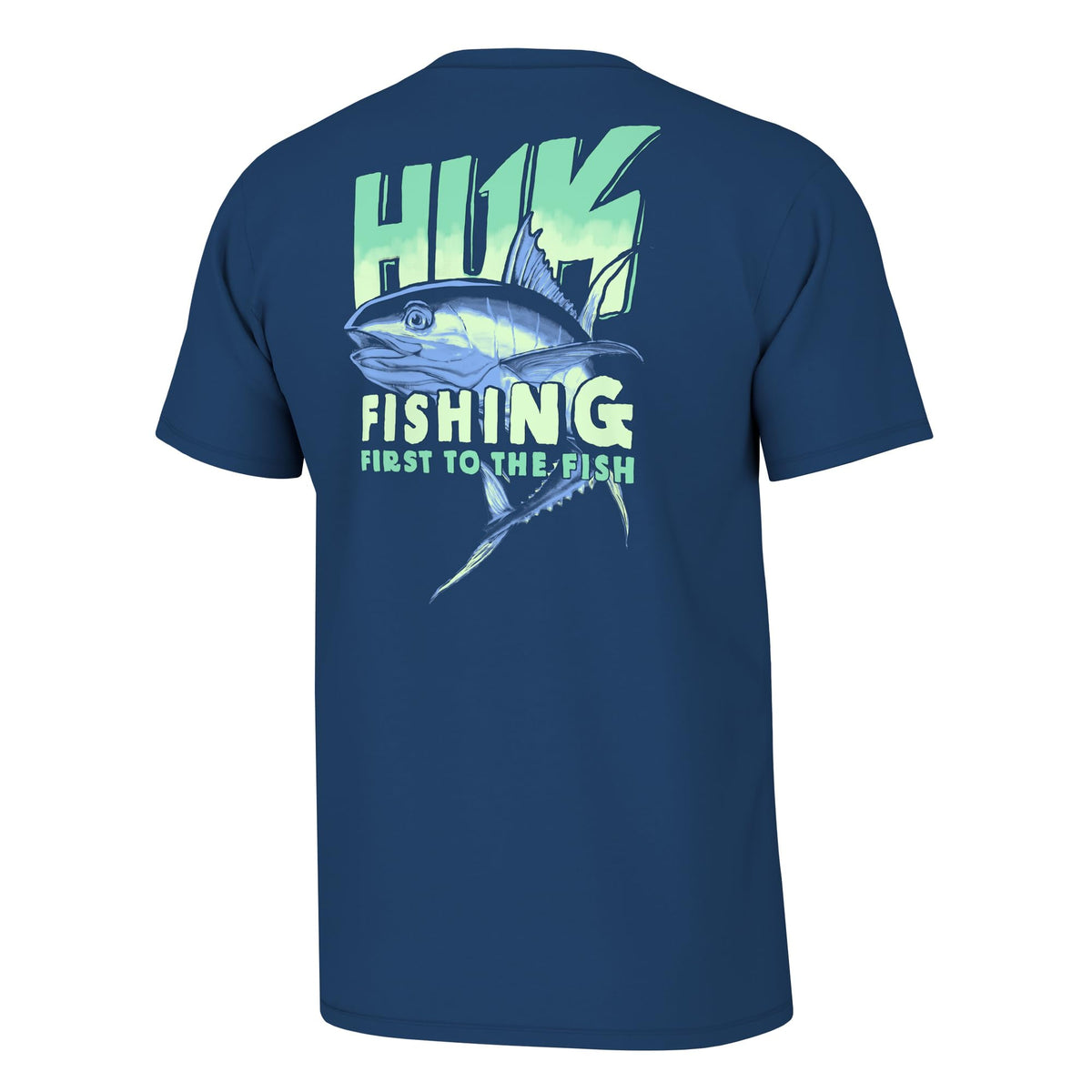 HUK Mens Fishing Graphic Tee, Performance Short Sleeve, Quick-Dry