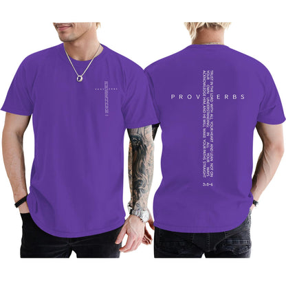 Christian Shirts for Men Vintage Religious Cross Bible Verse T-Shirt Jesus Faith Tshirt Inspirational Graphic Tees