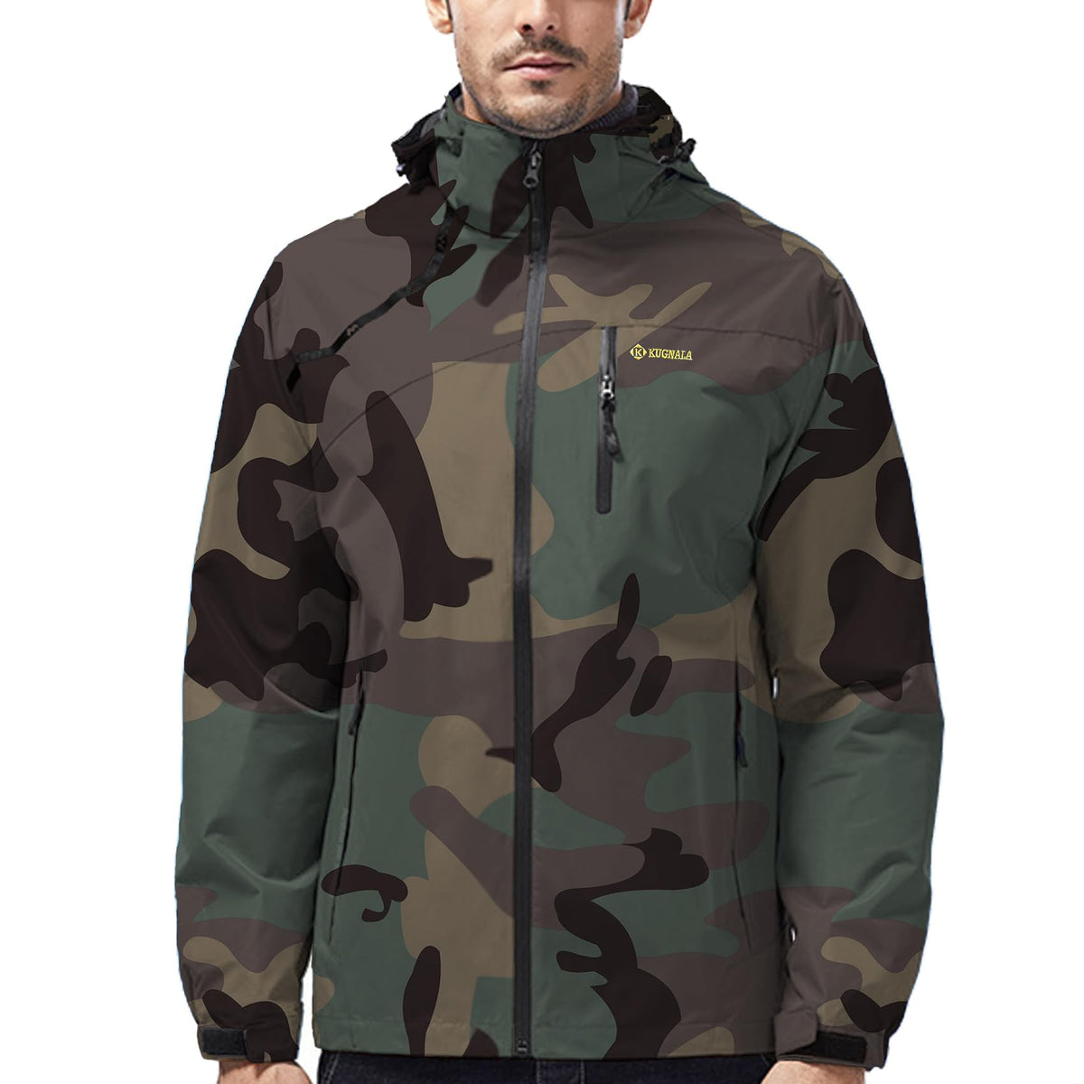 Mens Lightweight Waterproof Jacket Windproof Rain Hooded jackets for Running Hiking Cycling Travel M-7XL