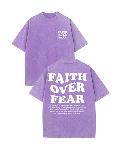 2 Packs Christian T Shirts for Men Oversized Tee Graphic Apparel Acid Washed Baggy Gym Top