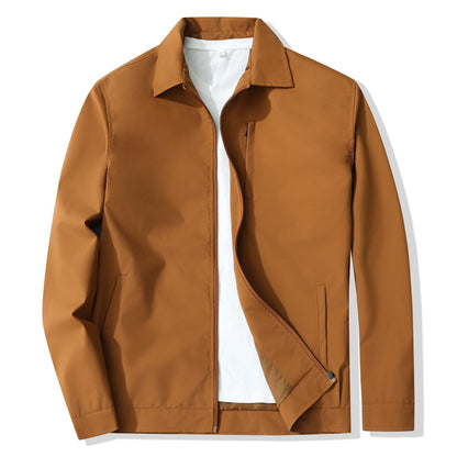 Men's Lightweight Jackets Full Zip Up Windbreaker Stylish Golf Coat Business Work Casual Dress