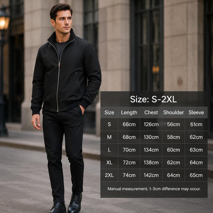 Men's Casual Jacket Lightweight Zip Up Bomber Jacket