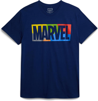 Marvel Mens Graphic Tees Short Sleeve Crewneck Cotton T-Shirts