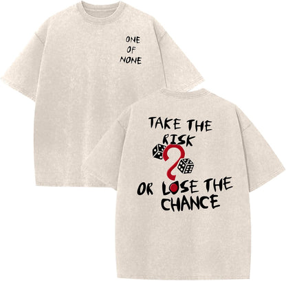 KUYIGO Mens Vintage Washed Graphic T Shirt Oversized Unisex Cotton Tee