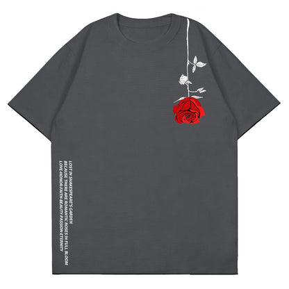 Mens Graphic Tees Oversized Creative Graffiti Short Sleeve Shirts Summer Casual Rapper Streetwear Y2k Tops Tshirt