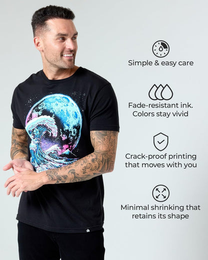 Graphic Tees for Men Cool Art Short Sleeve T-Shirts Soft Slim Fit S-4XL