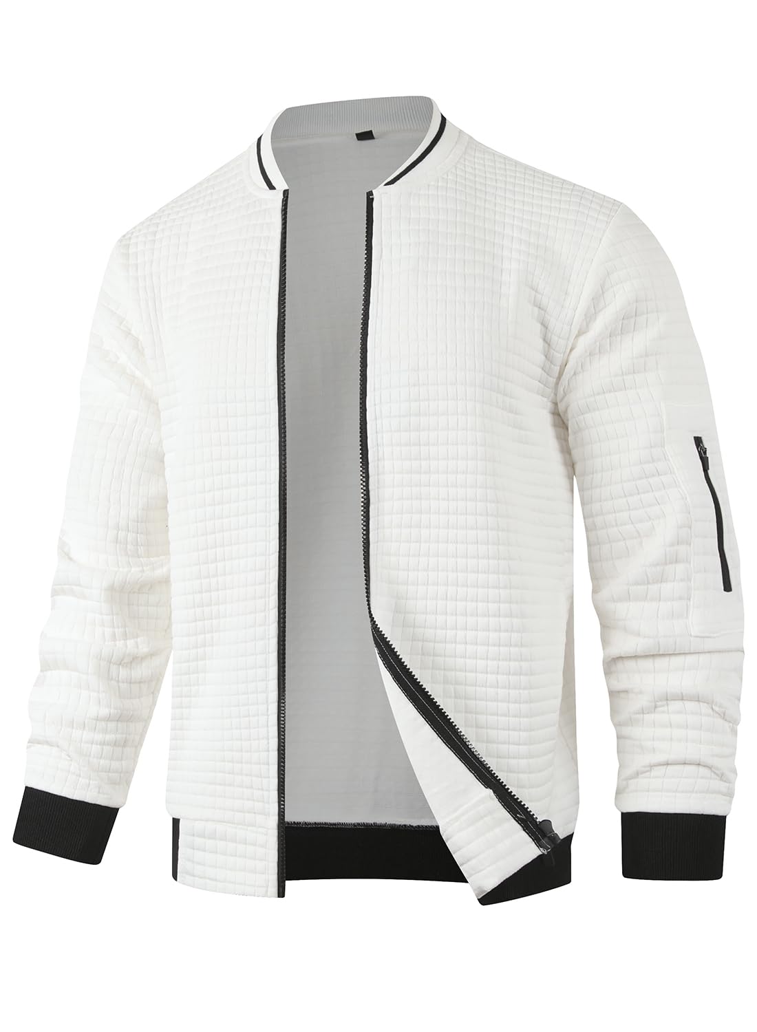 HOOD CREW Men’s Lightweight Jacket Varsity Bomber Coats