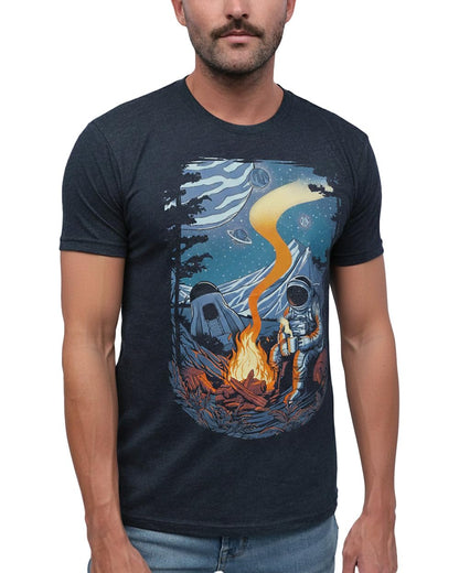 Graphic Tees for Men Cool Art Short Sleeve T-Shirts Soft Slim Fit S-4XL
