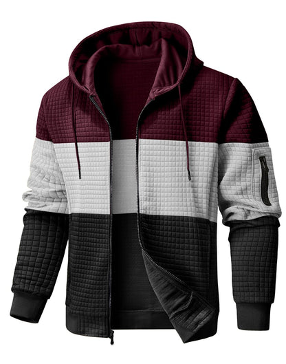 Wizoat Mens Zip Up Hoodie Full-Zip Sweatshirt Lightweight Hooded Jackets