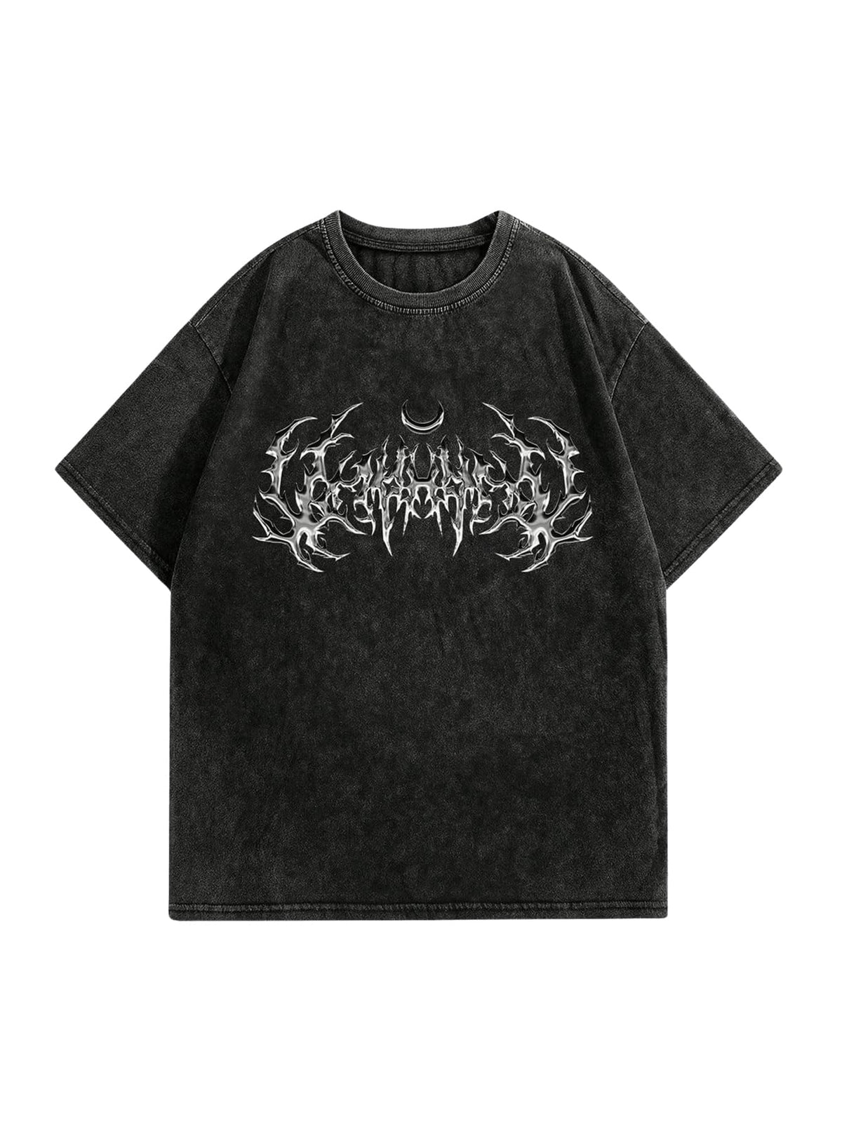 VIPWOLF Men's Graphic Vinatge Oversized Short Sleeve Tee Shirt