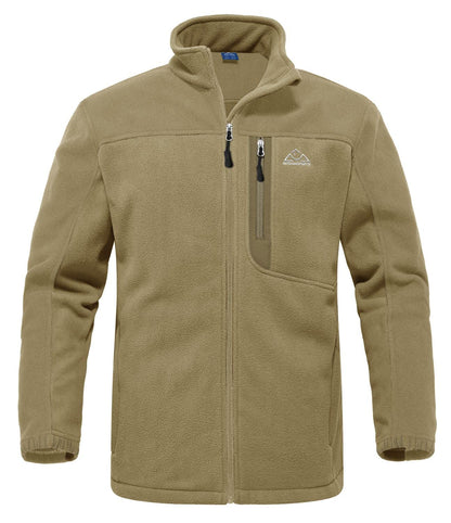 Rdruko Men's Fleece Jackets Full Zip Lightweight Outdoor Hiking Jackets