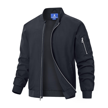 Rapoo Men's Windbreaker Jacket Lightweight Waterproof Full Zip