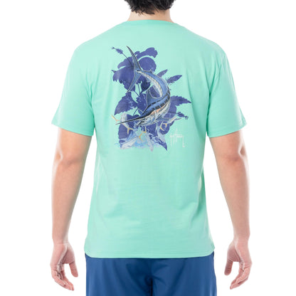 Guy Harvey Men’s Short Sleeve OG Cotton Graphic Pocket T-Shirt