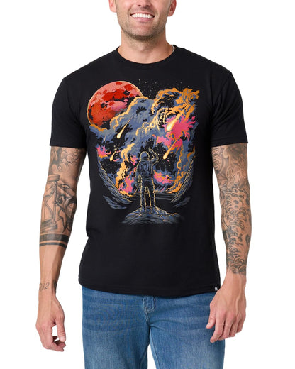 Graphic Tees for Men Cool Art Short Sleeve T-Shirts Soft Slim Fit S-4XL