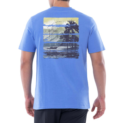 Guy Harvey Men’s Short Sleeve OG Cotton Graphic Pocket T-Shirt