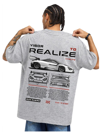 COZYEASE Men's Letter Graphic Tee Short Sleeve Summer T-Shirts Streetwear