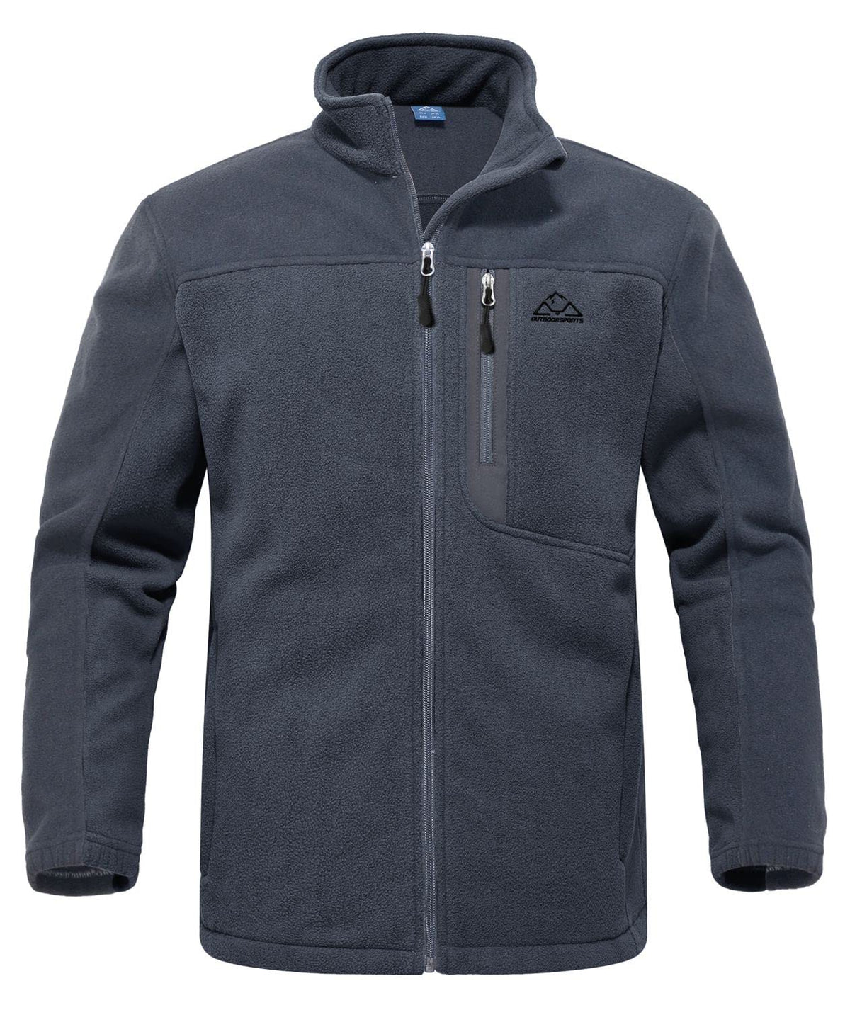 Rdruko Men's Fleece Jackets Full Zip Lightweight Outdoor Hiking Jackets