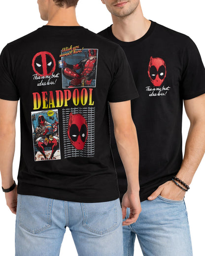Marvel Mens Graphic Tees Short Sleeve Crewneck Cotton T-Shirts