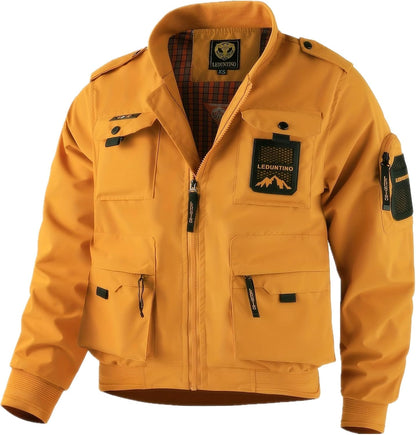 Men's Bomber Jacket, Lightweight Casual Spring Fall Windbreaker, Travel Hiking Golf Jackets
