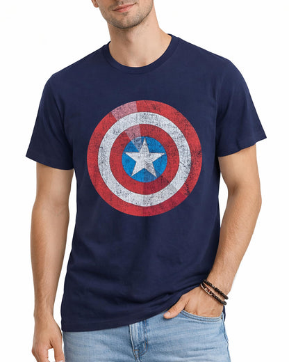 Marvel Mens Graphic Tees Short Sleeve Crewneck Cotton T-Shirts