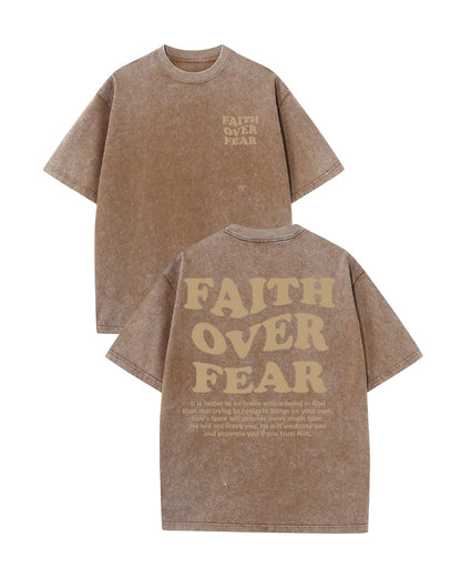 2 Packs Christian T Shirts for Men Oversized Tee Graphic Apparel Acid Washed Baggy Gym Top