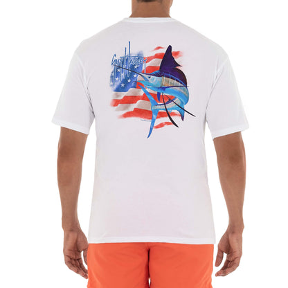 Guy Harvey Men’s Short Sleeve OG Cotton Graphic Pocket T-Shirt