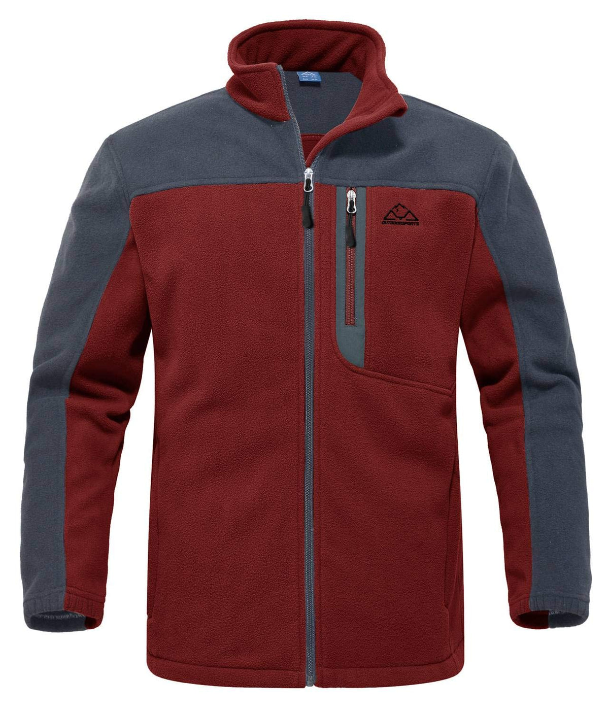 Rdruko Men's Fleece Jackets Full Zip Lightweight Outdoor Hiking Jackets